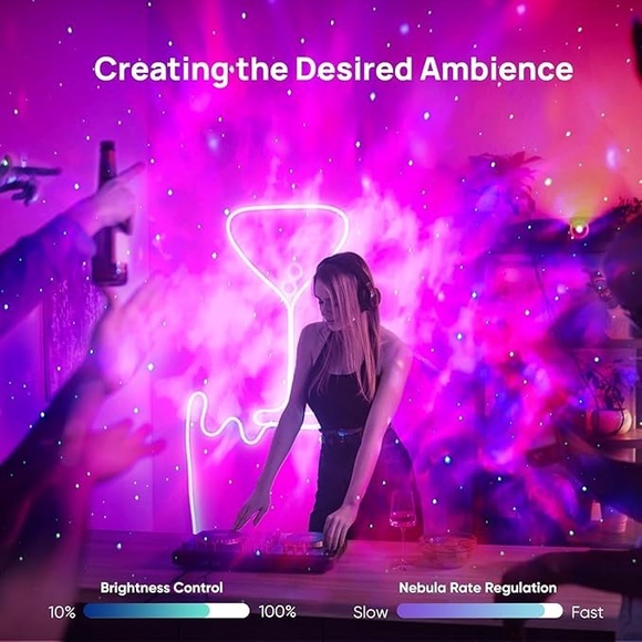 New Astronaut Galaxy Projector Night Light - Picture 8 of 13